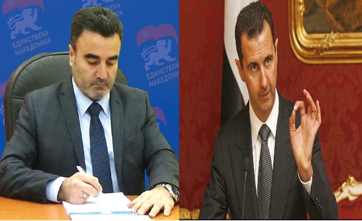 Бачев му ја честита победата на Башар ал - Асад, стоиме рамо до рамо со Сирија која не призна под името Република Македонија